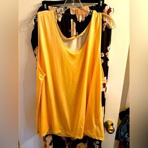 SHEIN PLUS SIZE 4X Yellow Tank And PANTS SET